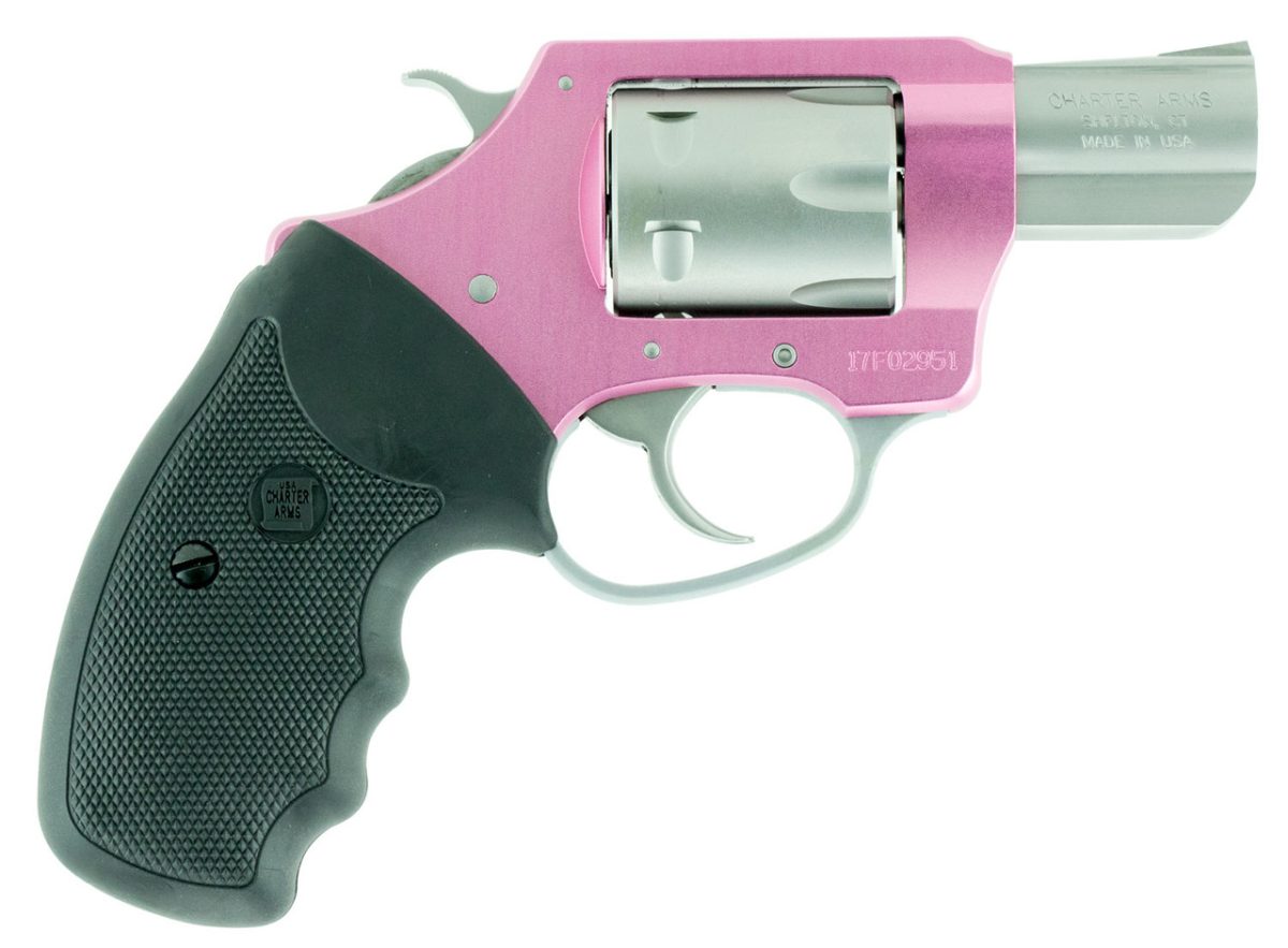 Charter Arms Model 52330 .22 WMR 2" 6 Rounds Pink/Aluminum