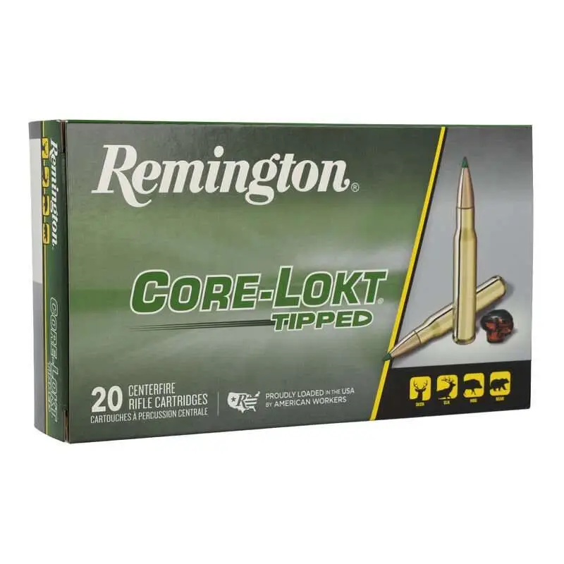 REMINGTON RT3006C 30-06 SPRG 180GR CORE-LOKT TIPPED 20 RD/BX 10 BX/CS - Image 4