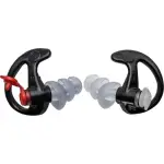 SUREFIRE TRIPLE-FLANGE FILTERED EARPLUGS MED 25 PAIR BLACK