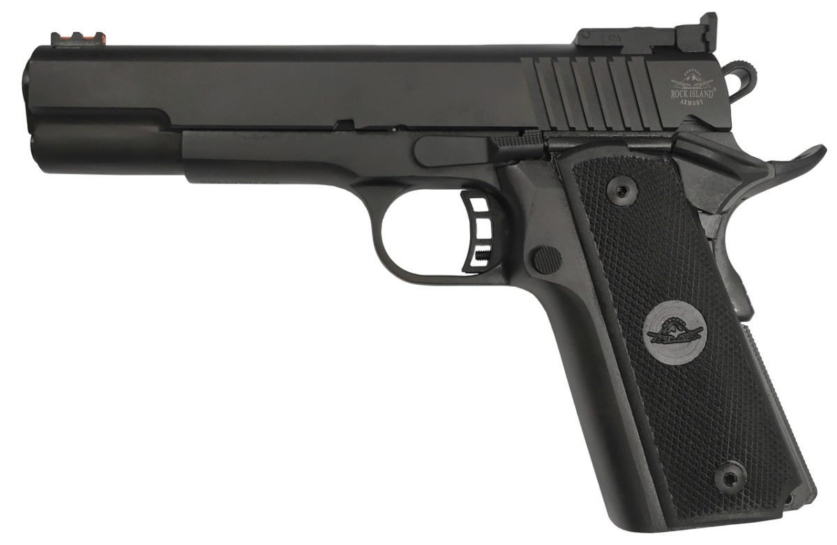 Rock Island Armory 56879 5" M1911 A2 FS Tact II 22TCM Armor Lube 17+1 Black