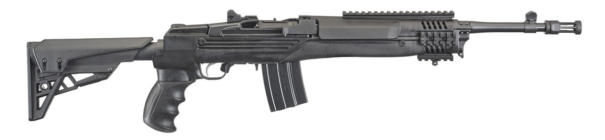 Ruger Mini-14 Tactical rifle with black folding stock and 16.12-inch barrel
