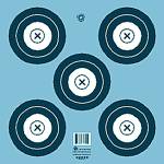 Maple Leaf Target Face NFAA Indoor 5-Spot 100 pk.