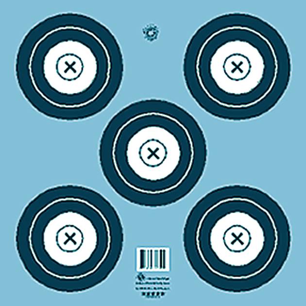 Maple Leaf Target Face NFAA Indoor 5-Spot 100 pk.