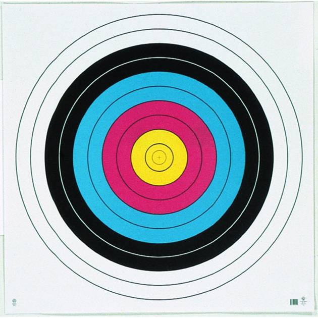 Maple Leaf Target Face FITA 10-Ring 40 cm. 100 pk.