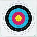 Maple Leaf Target Face FITA 10-Ring 80 cm. 25 pk.