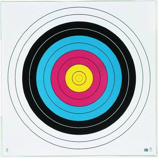 Maple Leaf Target Face FITA 10-Ring 80 cm. 25 pk.