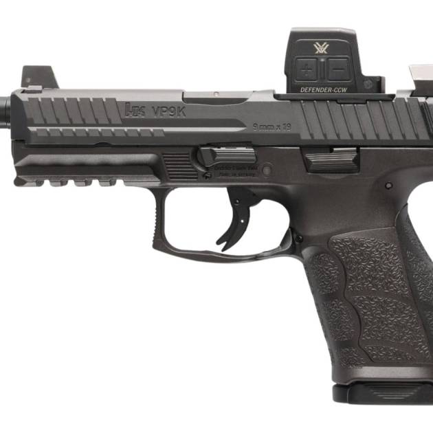 HECKLER AND KOCH (HK USA) VP9A1 K TAC 9MM BK 15+1 NS VTX