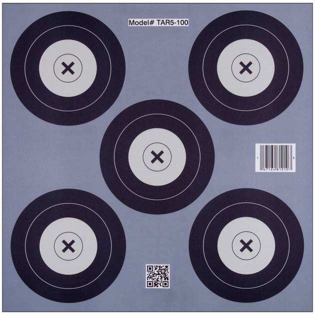 30-06 Paper Targets 5 Spot 100 pk.