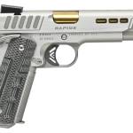 Kimber 1911 Rapide Dawn .45 ACP pistol with 5-inch barrel and G10 grips