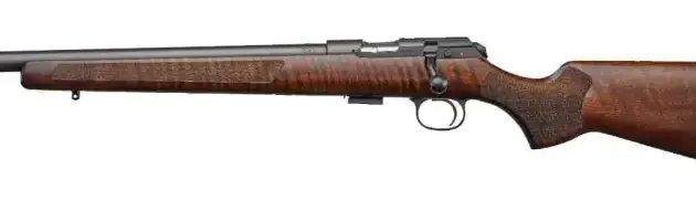 CZ 457 VARMINT LEFT HAND 22LR RIFLE, 20.5" BBL, VARMINT WALNUT STOCK 5RD MAGAZINE