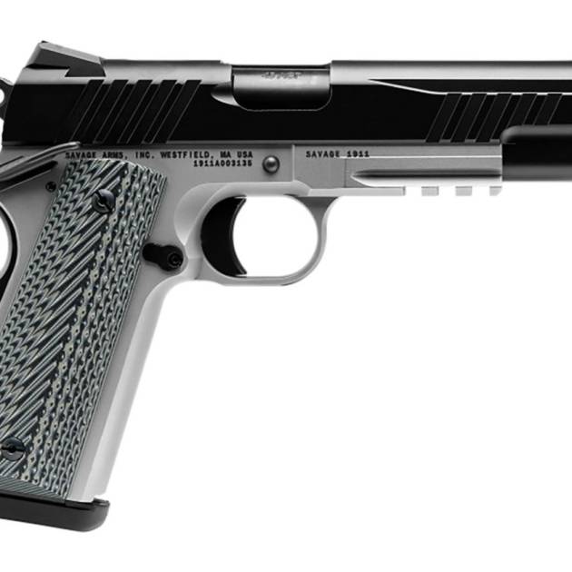 Savage Arms 67207 1911 Gov't 5" .45ACP 8+1 Two-Tone w/ Rail