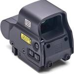 EOTech DCR holographic sight with 1 MOA dot and quick-detach mount in black