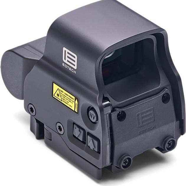 EOTech DCR holographic sight with 1 MOA dot and quick-detach mount in black