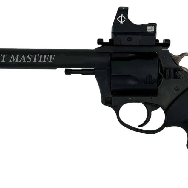 Charter Arms Model 69965 9mm Target Mastiff 6" 5 Rounds Black Nitride W/ Sightmark Micro Optic