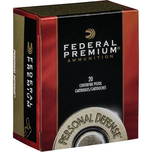 Federal Premium Personal Defense Pistol Ammo 380 ACP 90 gr. Hydra-Shok JHP 20 rd.