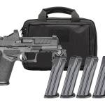 Springfield Armory Echelon 4.0 FC 9mm black pistol with 4-inch barrel and mounted green dot optic