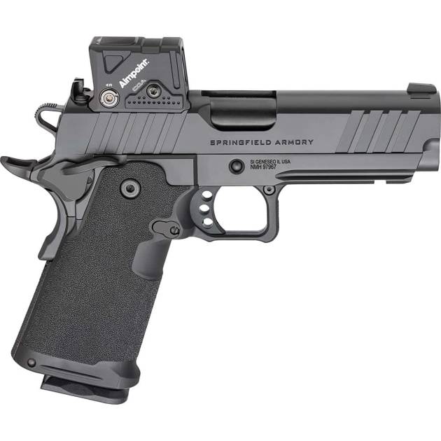 Springfield Armory 1911 DS Prodigy 9mm pistol with 4.25-inch barrel and black finish