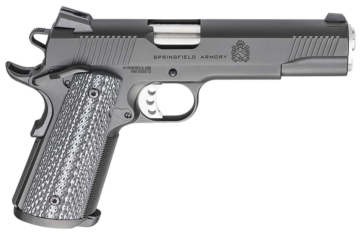 SPRINGFIELD ARMORY 1911 45 TRP SERVICE BLK NS