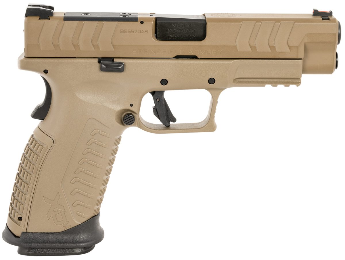Springfield Armory XD-M Elite OSP 10mm handgun with 4.5-inch barrel and optics-ready slide