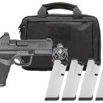 Springfield Armory Hellcat Pro OSP 9mm black handgun with Viridian RFX11 green dot