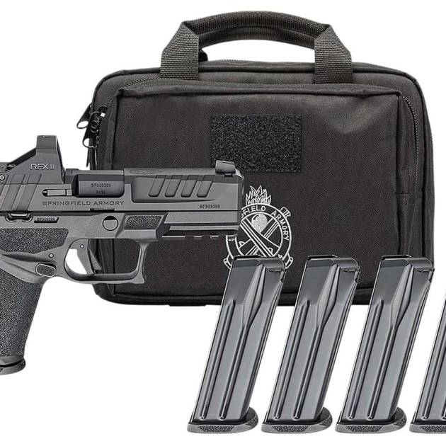 Springfield Armory Echelon 4.0C 9mm compact pistol with 4-inch barrel and Viridian RFX11 optic