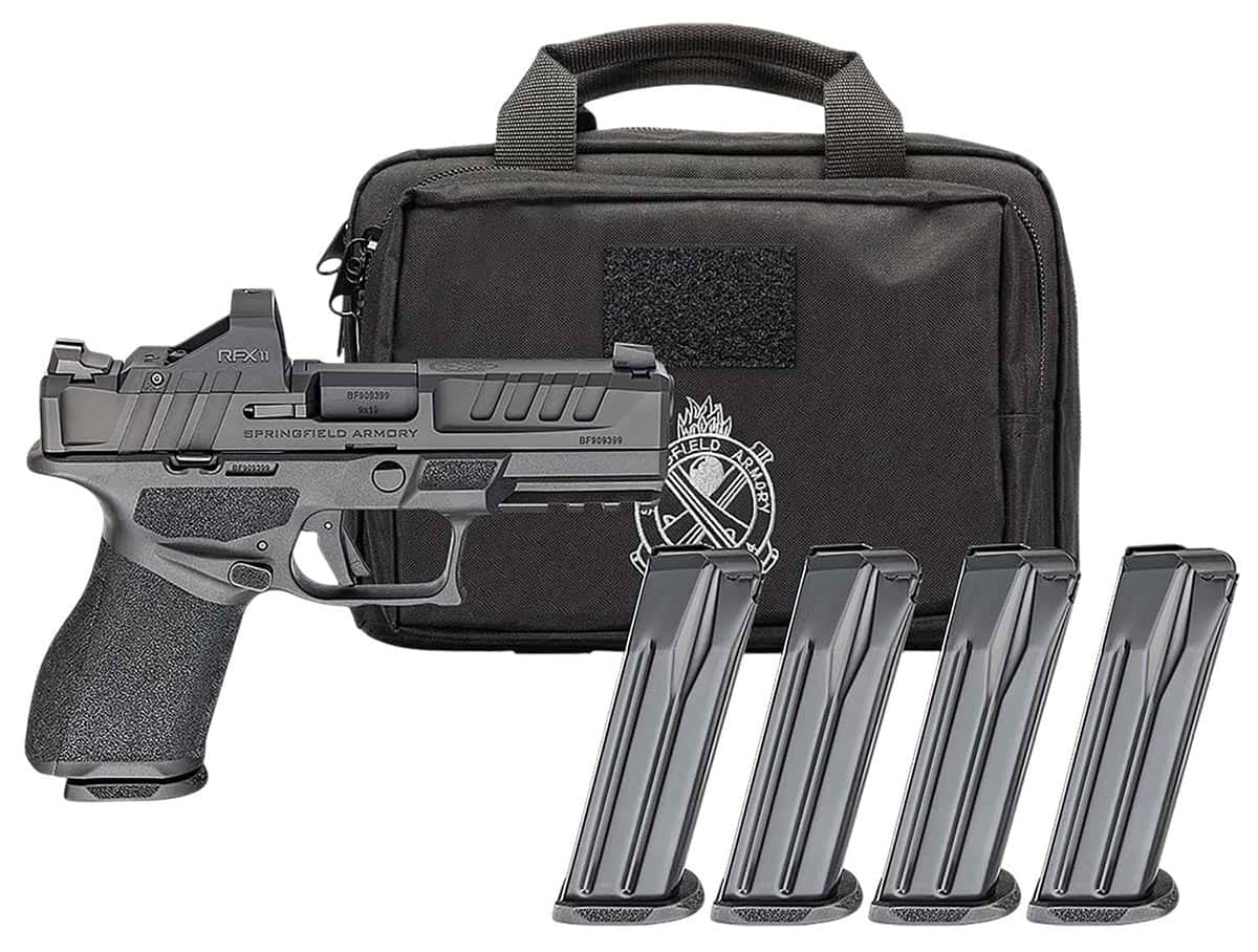 Springfield Armory Echelon 4.0C 9mm compact pistol with 4-inch barrel and Viridian RFX11 optic