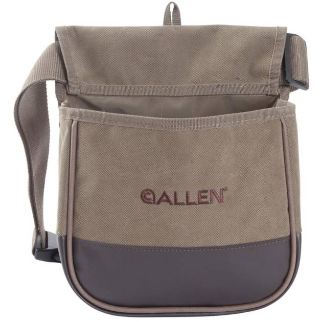 Allen Select Canvas Double Compartment Shell Bag Olive Green