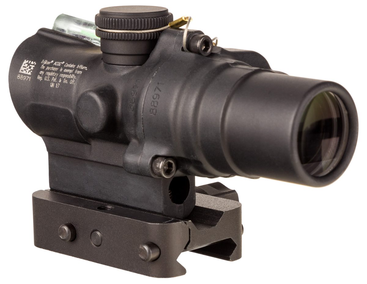 Trijicon ACOG TA44 1.5x16mm green illuminated circle-dot riflescope with Q-LOC mount