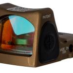 Trijicon RMR Type 2 HRS 3.25 MOA red dot sight in coyote brown
