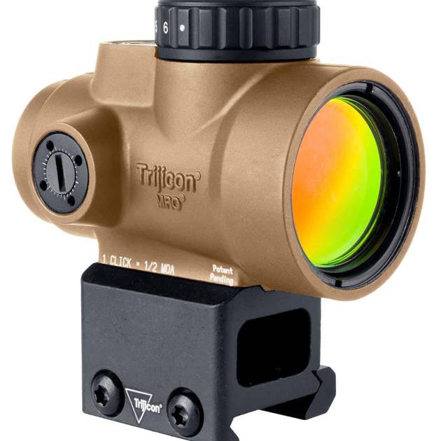 TRIJICON MRO SD 1X25 2MOA COYOTE MID MT