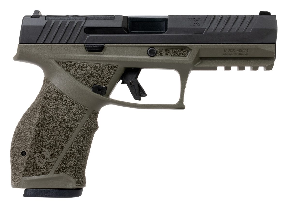 Taurus TX9 full-size 9mm pistol with 4.5-inch barrel and optics-ready slide