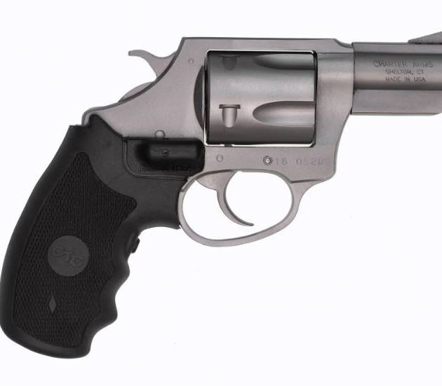 Charter Arms Model 73524 Mag Pug .357 Mag 5 Rounds 2.2" W/ Crimson Trace Laser Grip Stainless
