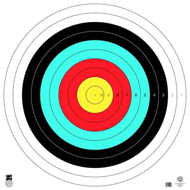Maple Leaf Target Face Waterproof 122 cm. 15 pk.