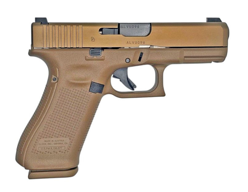 Glock 19X V 9mm 4.02-inch coyote pistol with night sights