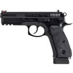 CZ 75 SP-01 TACTICAL 9MM PISTOL BLACK FIXED SIGHTS, AMBI DECOCKER, 2-10RD MAGS