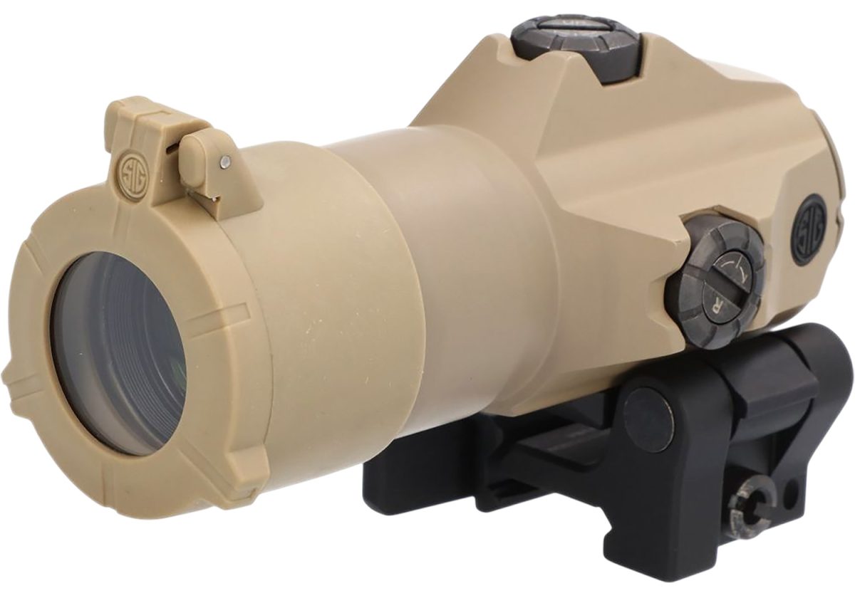 Sig Sauer JULIET4 4x magnifier with PowerCam quick-release mount
