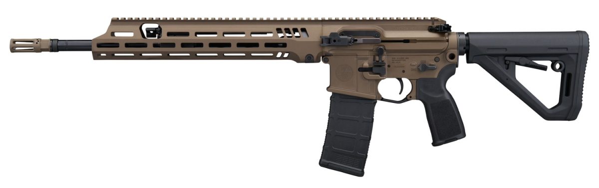Sig Sauer 516 G3 16-inch Bronze semi-automatic rifle with M-LOK handguard