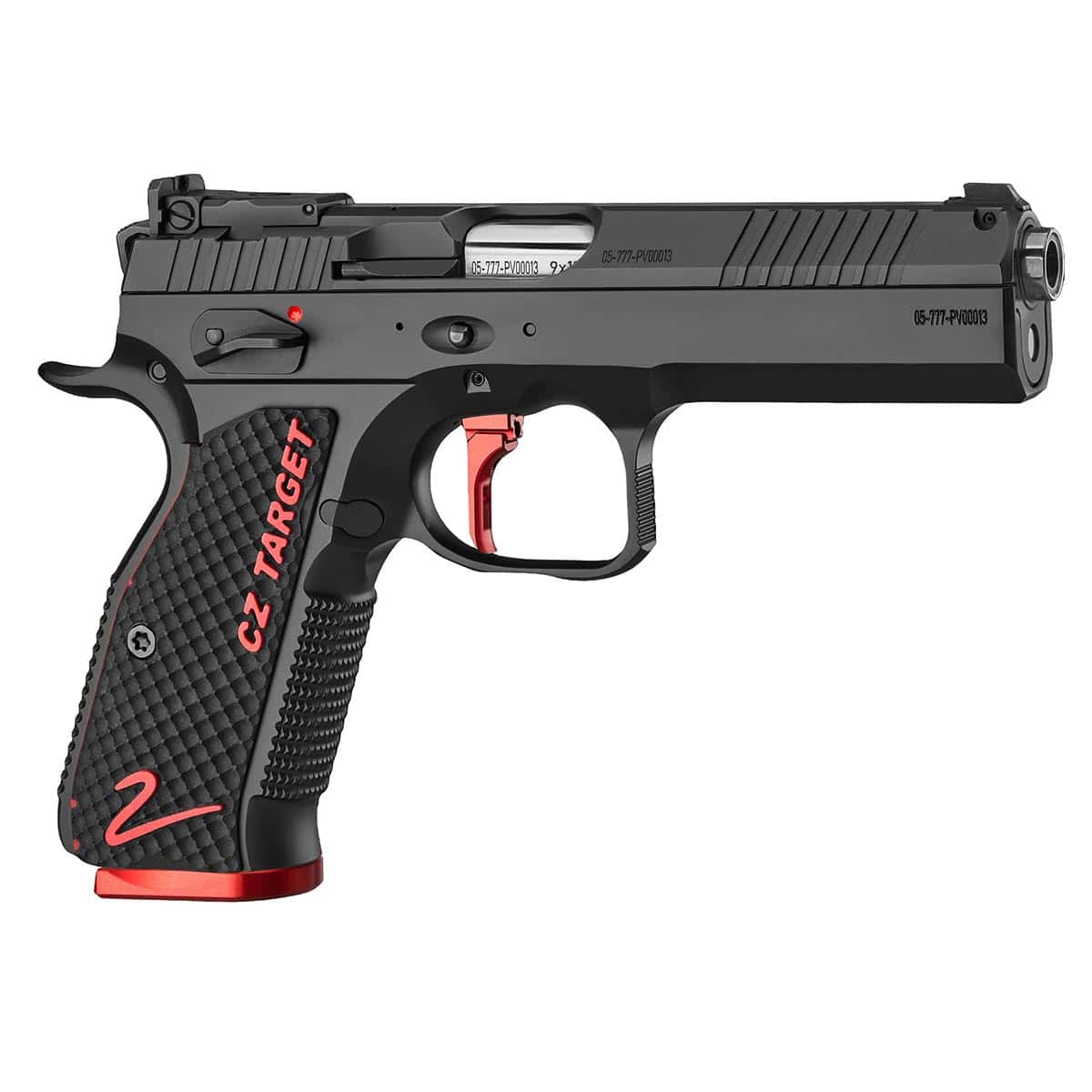 CZ-USA Shadow 2 Target 9mm black pistol with G10 grips