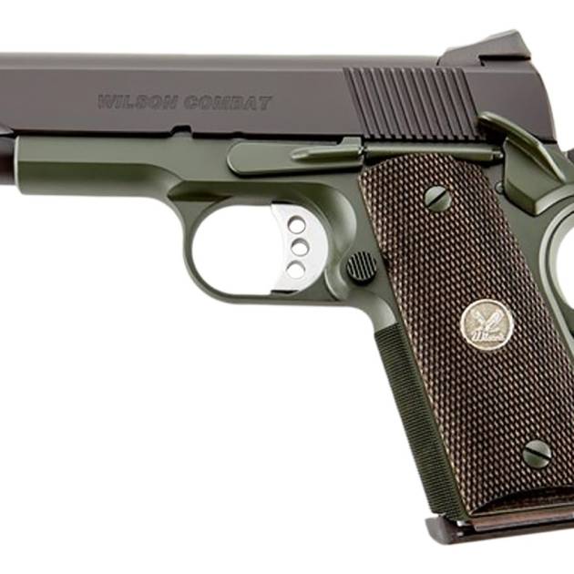 WILSON COMBAT CQBC 45ACP 4" 8+1 BLK/GRN CA