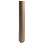 HUXWRX Flow 45 M .45 ACP titanium suppressor in FDE Cerakote