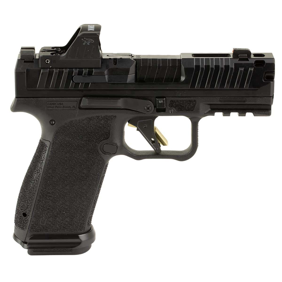 Canik METE MC9 Prime 9mm black pistol with MeCanik MO1 optic