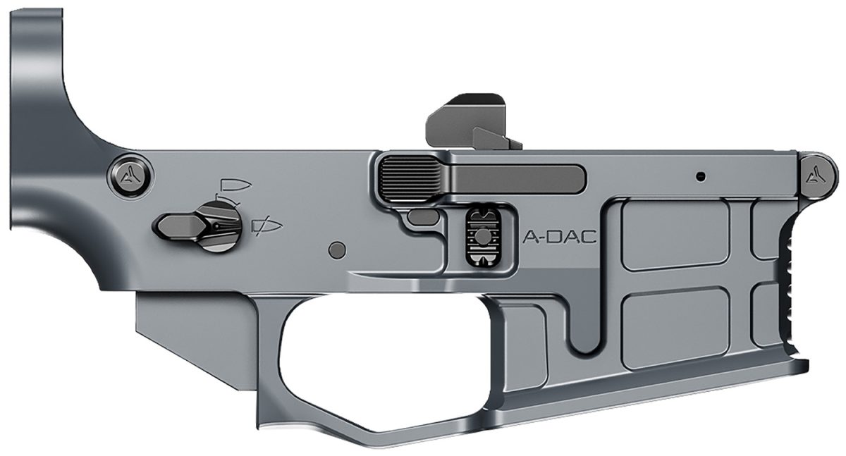 Radian Weapons A-DAC 15 gray lower receiver with ambidextrous controls