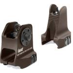 DANIEL DEFENSE FRONT/REAR SIGHT COMBO BROWN