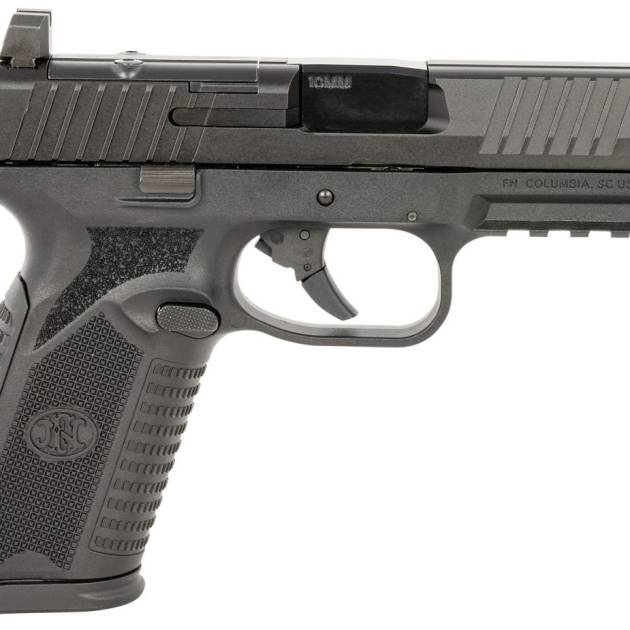FN 510 MRD 10mm black semi-auto pistol with optic-cut slide