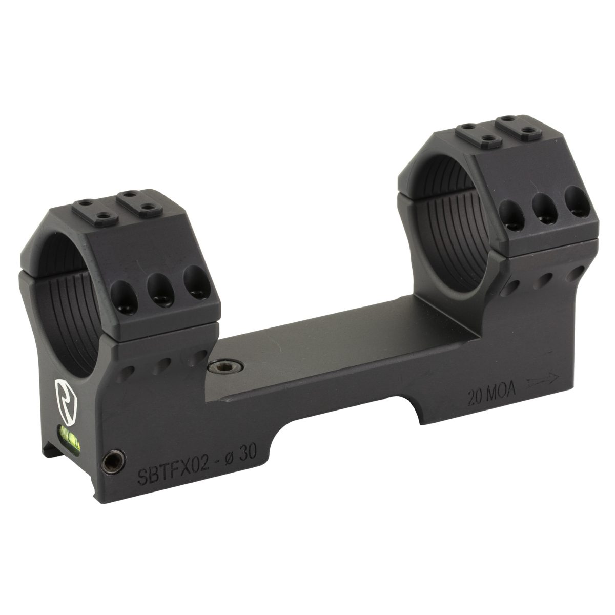 RITON OPTICS PICATINNY MNT 30MM B/O 20MOA