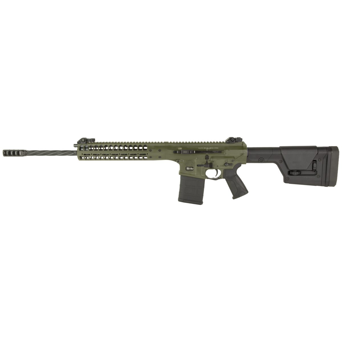 LWRC REPR MKII 20-inch semi-automatic rifle in Olive Drab Green