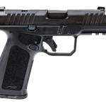 Rost Martin compact 9mm handgun with 4-inch compensated barrel and black finish