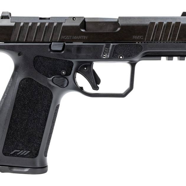Rost Martin 9mm black semi-auto handgun with 4-inch barrel and optic-ready slide