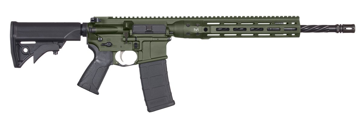 LWRCI DI .223 Rem/5.56 NATO rifle with 16.1-inch barrel and M-LOK handguard