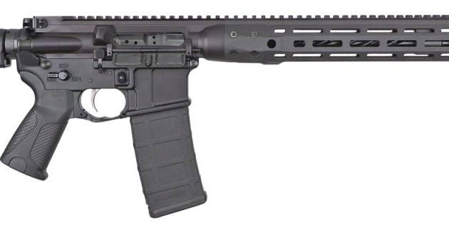 LWRC IC-DI .300 AAC Blackout rifle with 16.1-inch threaded barrel and M-LOK handguard